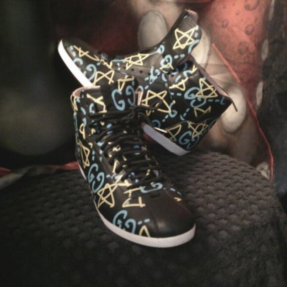 Gucci high top Ghost sneakers - Picture 1 of 12